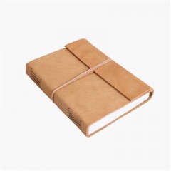 LEATHER TRAVEL BOOK NATURAL 